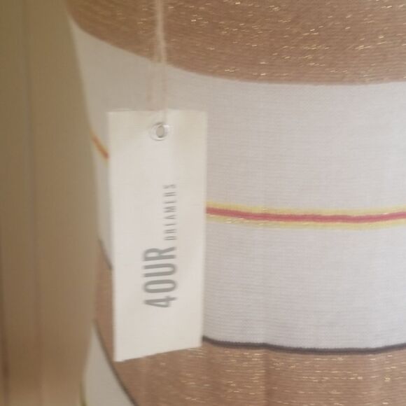 4OUR Dreamers Give Rainn Knit Tank Top,  NWT, M - Picture 5 of 7